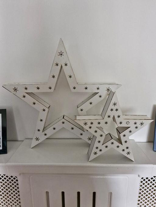 Buy & Sell West Midlands Wolverhampton - Photos for Light up wooden stars