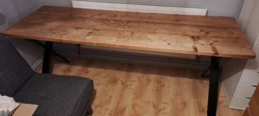 Buy & Sell West London Hammersmith and Fulham - Photos for RECLAIMED WOOD OFFICE DESK DINING TABLE