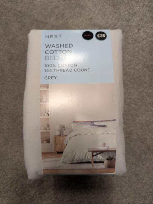 Buy & Sell West Yorkshire Leeds - Photos for grey duvet cover.. New from Next.. double