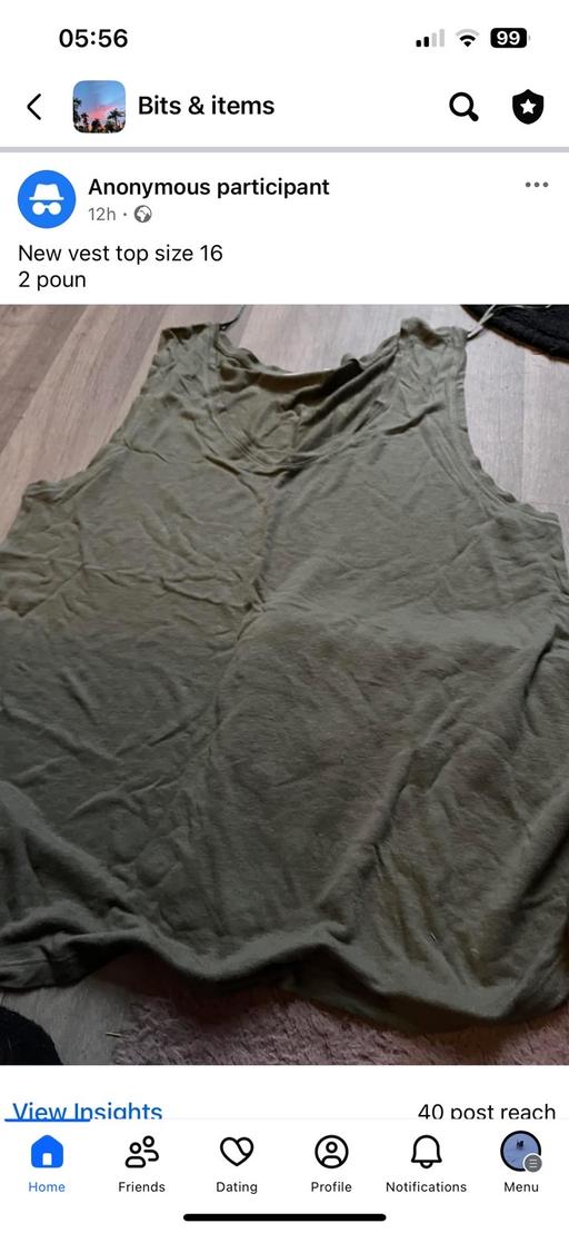 Buy & Sell West Midlands Wolverhampton - Photos for New size 16 vest tops