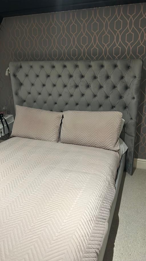 Buy & Sell Essex Basildon - Photos for Grey Double Bed, very good condition