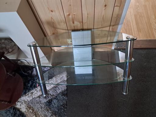 Buy & Sell West Midlands Birmingham - Photos for Glass TV Table corner