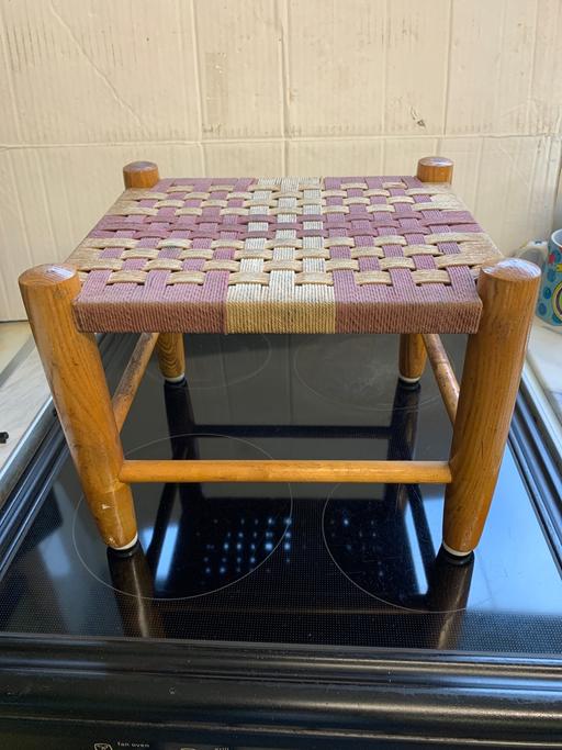 Buy & Sell West Midlands Walsall - Photos for Vintage wooden footstool