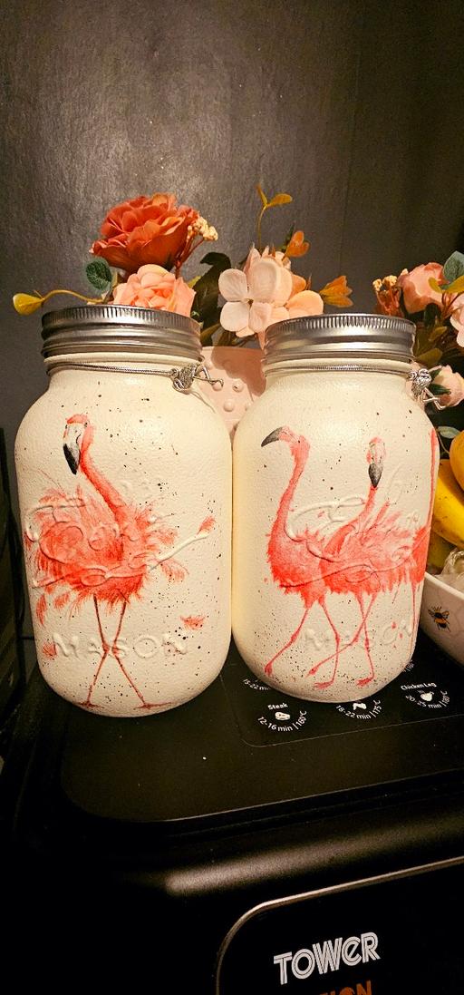 Buy & Sell West Midlands Birmingham - Photos for flamingo decoupage mason jars
