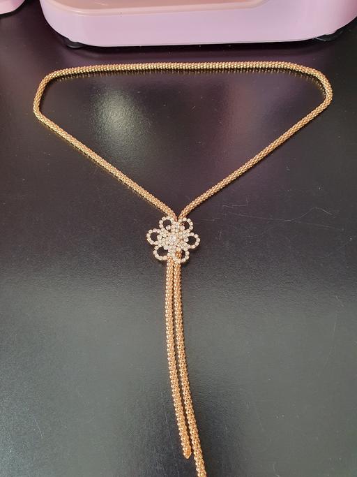 Buy & Sell Upper Gornal Dudley - Photos for gold diamante fashion necklace NEW