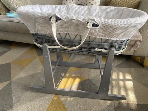 Buy & Sell West Midlands Birmingham - Photos for Baby moses basket with stand