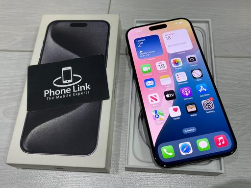 Buy & Sell West Midlands Birmingham - Photos for Black Titanium Apple iPhone 15 Pro Max 256GB