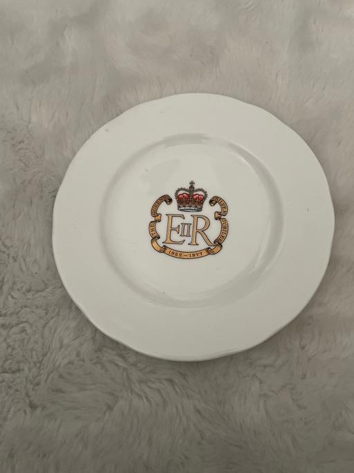 Buy & Sell West Midlands Solihull - Photos for ER silver Jubilee small plate