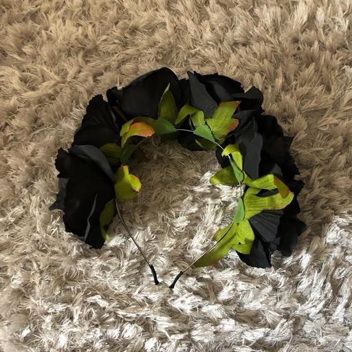 Buy & Sell West Midlands Solihull - Photos for Nasty Gal Halloween Black Rose headband