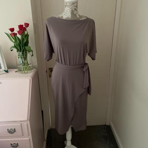 Buy & Sell West Midlands Solihull - Photos for John Zack taupe midi dress. Sz 12 . Tagged