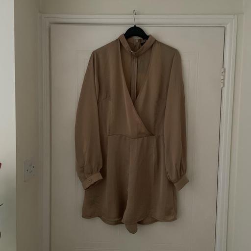 Buy & Sell West Midlands Solihull - Photos for Boohoo wrap long sleeved playsuit.sz 12 . New