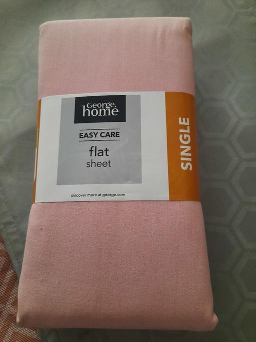 Buy & Sell West Midlands Wolverhampton - Photos for single flat blush pink sheet
