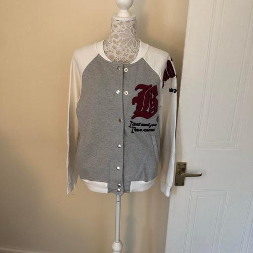 Buy & Sell Catherine-De-Barnes Solihull - Photos for Lacati Borg slogan varsity jacket - sz M. New