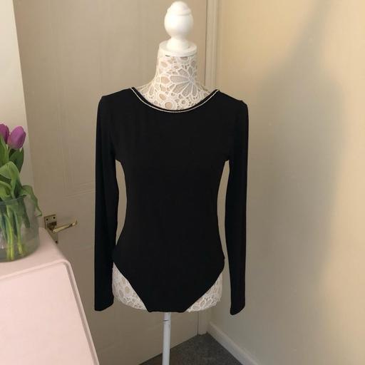 Buy & Sell Catherine-De-Barnes Solihull - Photos for H&M long sleeve , diamanté trim bodysuit. M