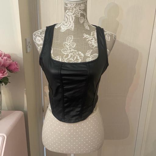 Buy & Sell Catherine-De-Barnes Solihull - Photos for Shein wet look black corset top - sz 12