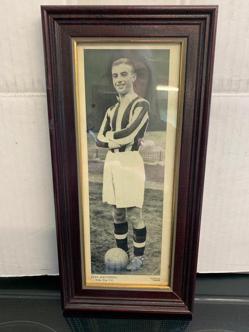 Buy & Sell West Midlands Walsall - Photos for Sir Stanley Mathews framed card