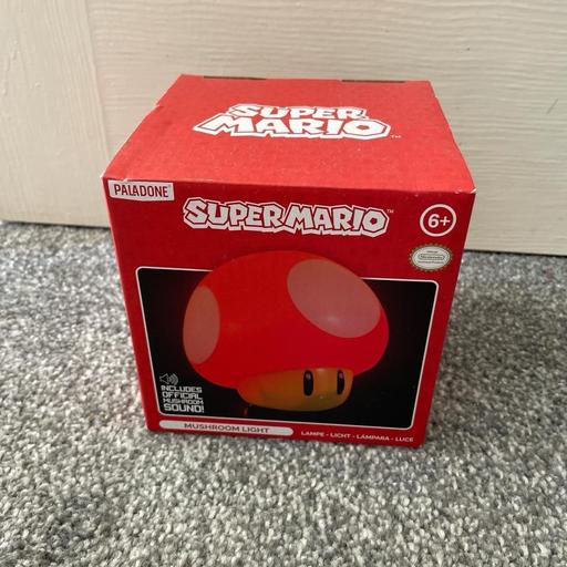 Buy & Sell West Midlands Solihull - Photos for Super Mario Mushroom bedside light . New