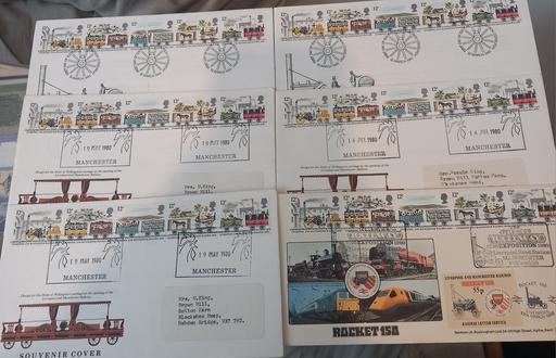 Buy & Sell Merseyside Saint Helens - Photos for 6 stevensons rocket train 1st day covers