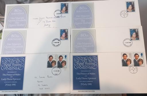 Buy & Sell Merseyside Saint Helens - Photos for 6 royal family 1st day covers stamps