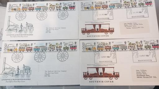 Buy & Sell Merseyside Saint Helens - Photos for 4 stevensons rocket train 1st day covers