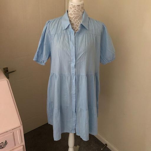Buy & Sell West Midlands Solihull - Photos for Unigirl cotton smock shirt dress. sz