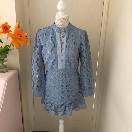 Buy & Sell Catherine-De-Barnes Solihull - Photos for Boohoo blue Lace overlay mini dress. Sz 14