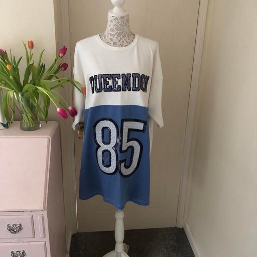 Buy & Sell West Midlands Solihull - Photos for Seemore sequin baseball t dress - one size