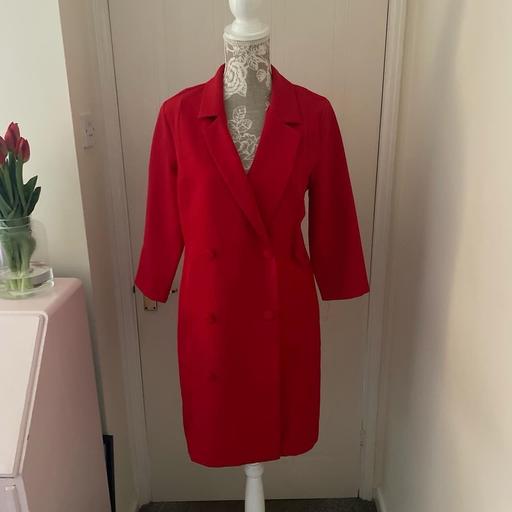 Buy & Sell West Midlands Solihull - Photos for Jodi Pillar box Red blazer dress. Sz L .