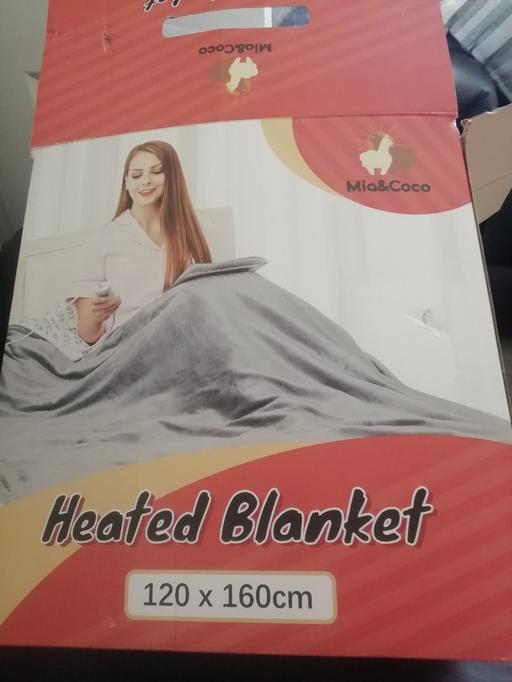 Buy & Sell West Midlands Wolverhampton - Photos for New Mia&Coco heated blanket 120x160cm