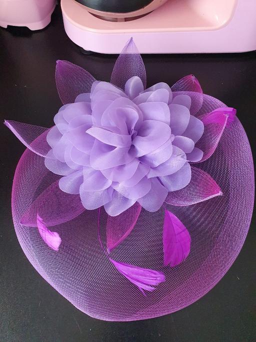 Buy & Sell Upper Gornal Dudley - Photos for large purple fascinator/hair accessory NEW