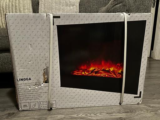 Buy & Sell West Midlands Birmingham - Photos for Lingga 1.9k black glass effect electric fire