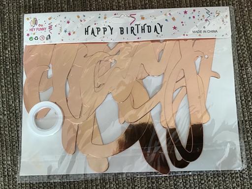 Buy & Sell West Midlands Wolverhampton - Photos for Happy birthday banner BN