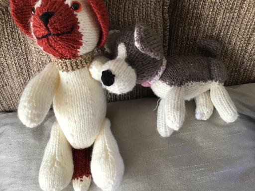 Buy & Sell West Midlands Wolverhampton - Photos for Two hand knitted dogs