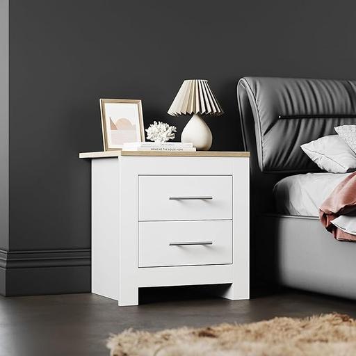 Buy & Sell West Midlands Sandwell - Photos for White Oak Bedside Cabinet 450x395x480mm