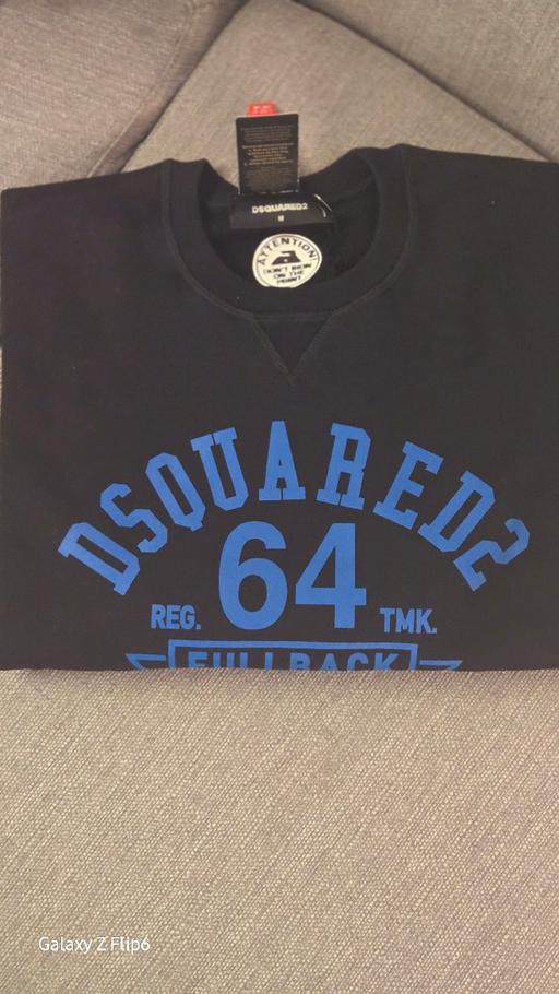 Buy & Sell East London Havering - Photos for D squared2 Sweatshirt black an blue colour /