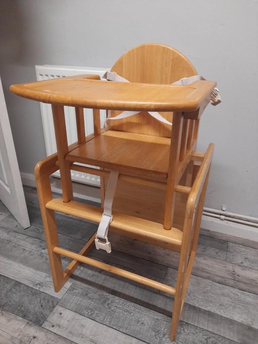 Buy & Sell West Midlands Wolverhampton - Photos for 3-in-1 Wooden High Chair Set
