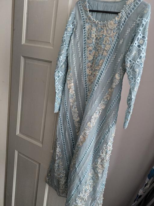 Buy & Sell West Midlands Birmingham - Photos for qalamkar suit icy blue