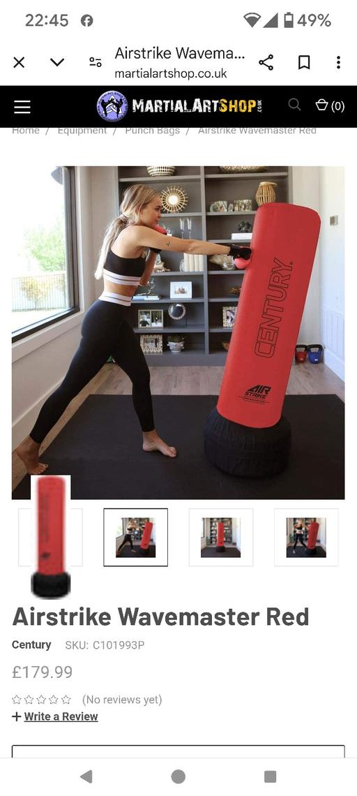 Buy & Sell West Midlands Dudley - Photos for Century Air Strike punch bag