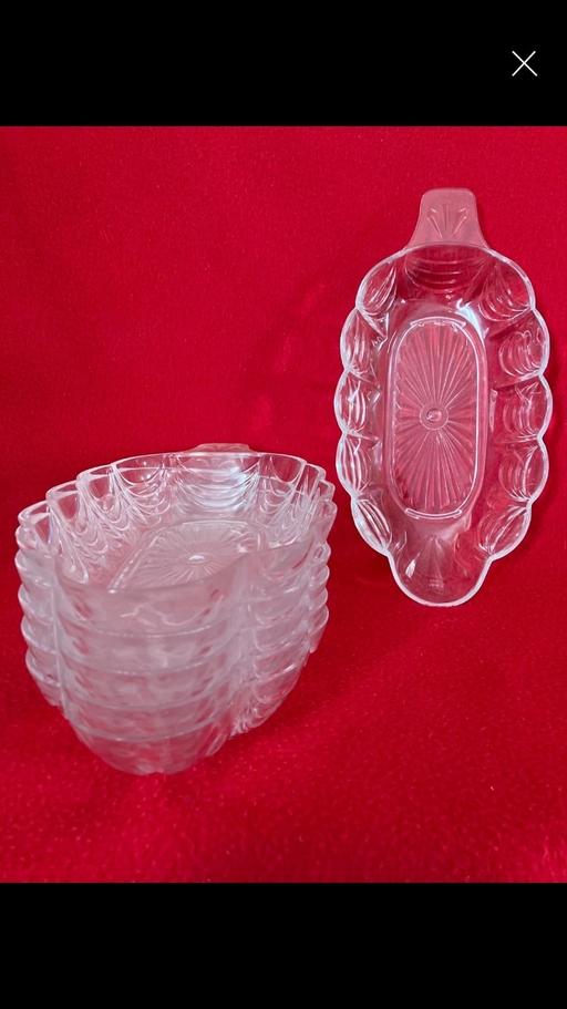 Buy & Sell West Midlands Sandwell - Photos for Sturdy Clear Plastic Dishes x6