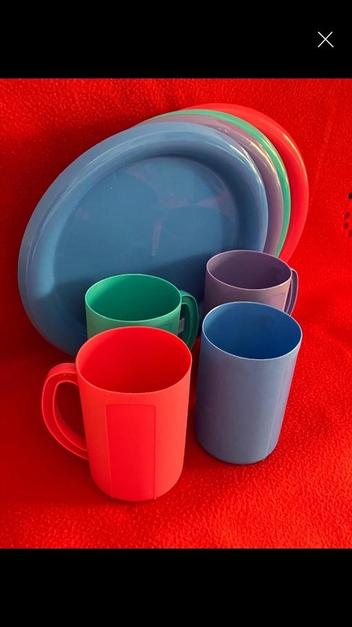 Buy & Sell West Midlands Sandwell - Photos for Plastic Picnic Mugs & Plates x4