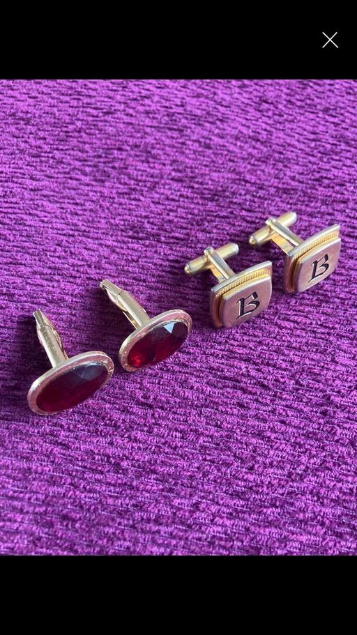 Buy & Sell West Midlands Sandwell - Photos for Vintage Gold Tone Cufflinks x2 pairs