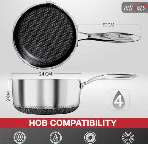 Buy & Sell Lincolnshire North East Lincolnshire - Photos for Saucepot with lid 24cm/4L | Non-stick