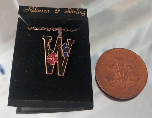 Buy & Sell Thatto Heath Saint Helens - Photos for cloisonne enamel letter W pendant