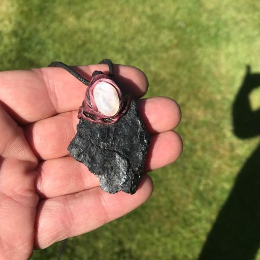 Buy & Sell Staffordshire South Staffordshire - Photos for Black Tourmaline & Moonstone Pendant