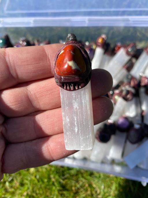 Buy & Sell Staffordshire South Staffordshire - Photos for Selenite and Jasper pendant, crystals.