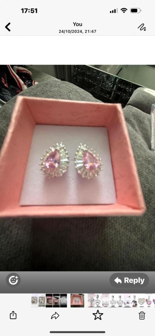 Buy & Sell South East London St Mary Cray - South East London - Photos for New pink sterling silver studs