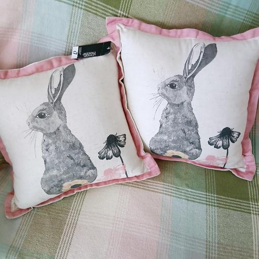 Buy & Sell West Midlands Dudley - Photos for PAIR OF RABBIT CUSHIONS 🐰🐇
