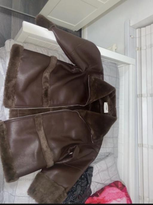 Buy & Sell West Midlands Sandwell - Photos for 4th & Reckless uk14 brown jacket !COLLECTION!