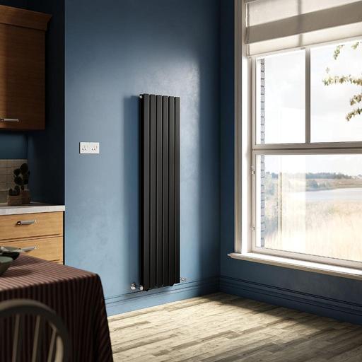 Buy & Sell West Midlands Sandwell - Photos for Single Black Flat Panel Radiator 1600x408mm