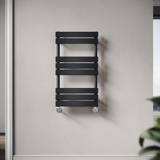 Buy & Sell West Midlands Sandwell - Photos for Black Flat Towel Bathroom Radiator 800x450mm